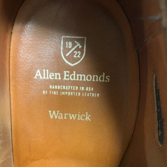 Allen Edmonds Warwick Single Monk-Strap, Size 9 D, Black main image 7